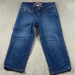 GAP Classic Capris Jeans Women Size 4 Pockets Front & Back Two Button Band
